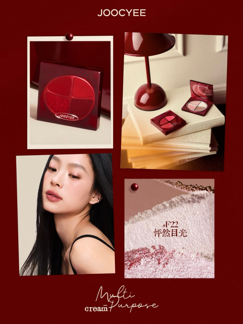 JOOCYEE - [Tipsy Night] Mini Quad Eyeshadow 4.3g