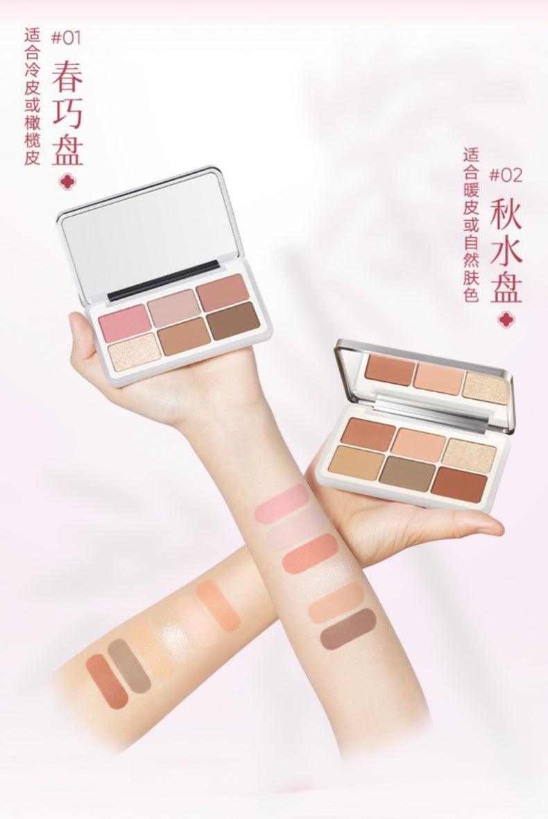 Judydoll Qixi 6Color Eyeshadow Palette JD139 - Chic Decent