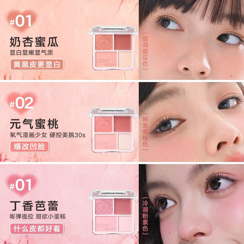 Judydoll Blush N Highlight Palette JD176