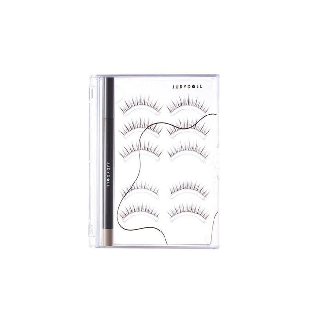 Judydoll Eyelashes N Adhesive Eyeliner Kit Reusable JD182