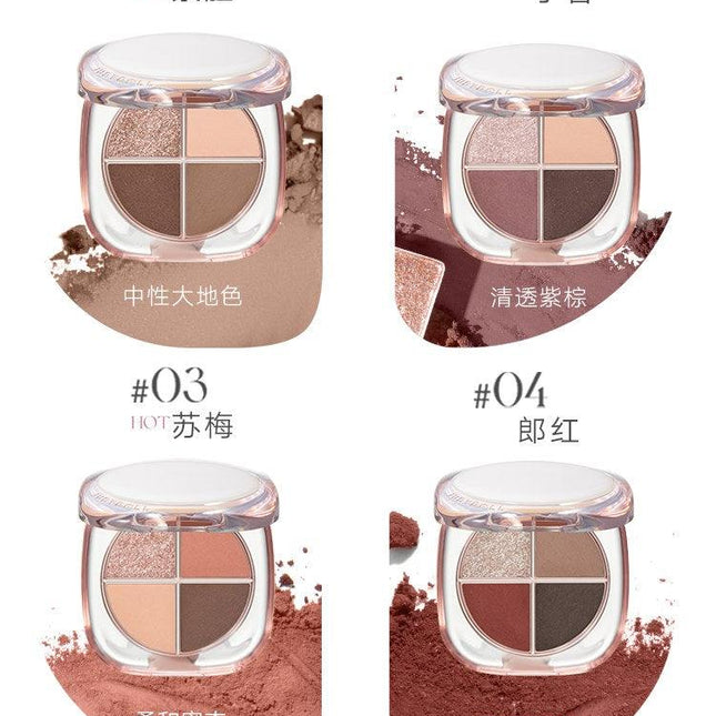 Judydoll -  Glazed 4 Colors Eyeshadow Palette OOTD 6.5g