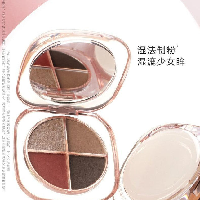 Judydoll -  Glazed 4 Colors Eyeshadow Palette OOTD 6.5g