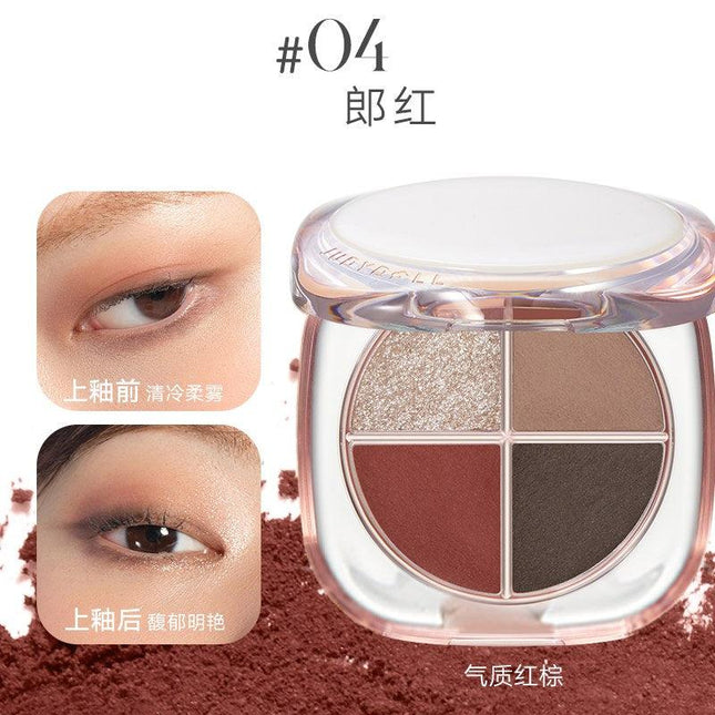 Judydoll -  Glazed 4 Colors Eyeshadow Palette OOTD 6.5g