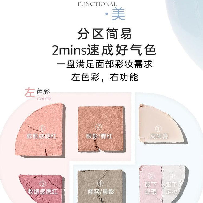 Judydoll -  Glazed Face Makeup Palette Matte Makeup 11g