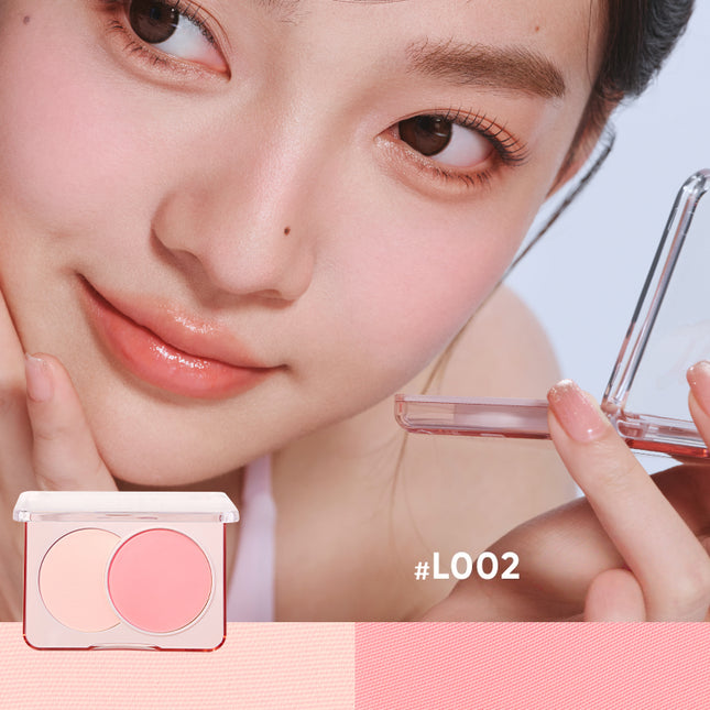 Judydoll -  Dual Color Combination Blush 6g