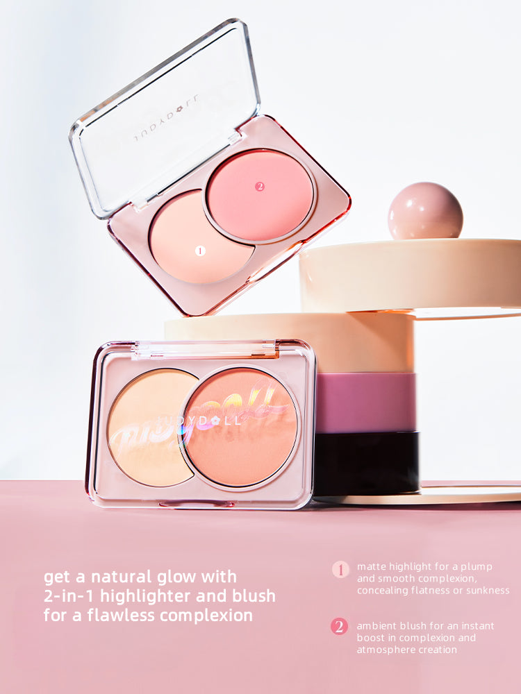 Judydoll Dual Color Combination Blush 6g