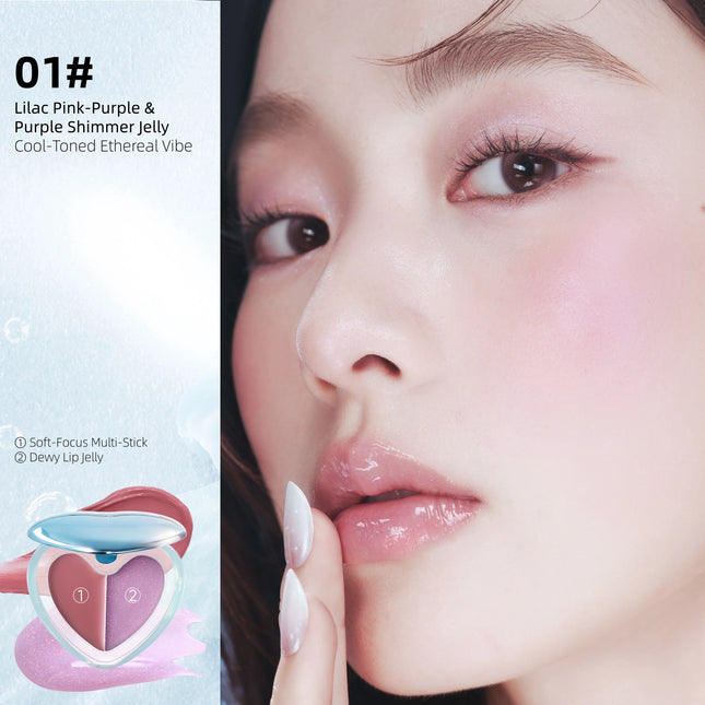 Judydoll - Soft Glow Lip n Cheek Balm Duo 3.6g