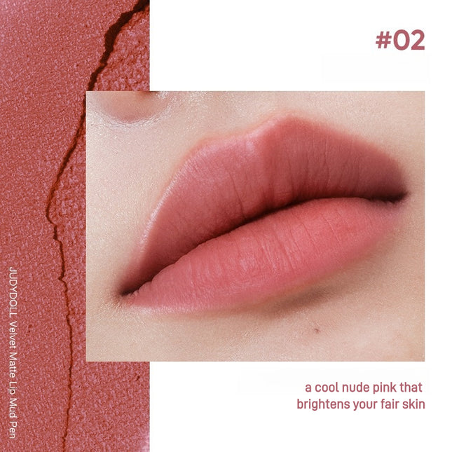 Judydoll -  Velvet Matte Lip Mud Pen 2.3g