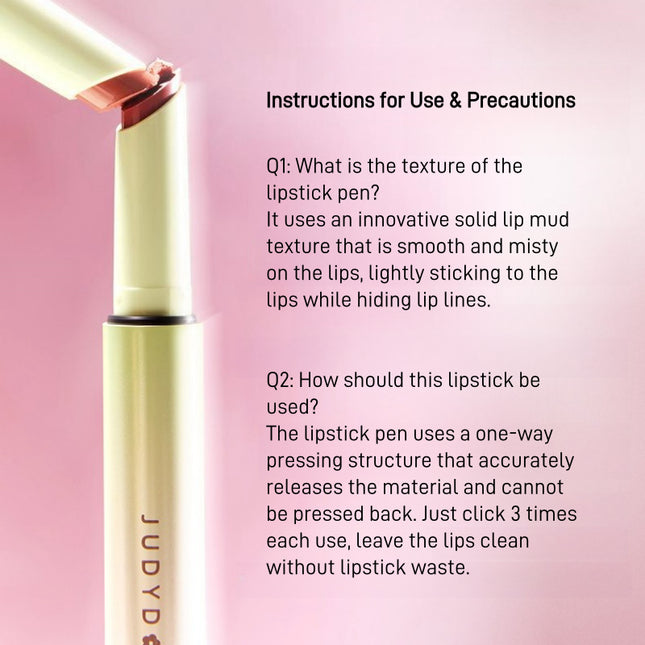 Judydoll -  Velvet Matte Lip Mud Pen 2.3g