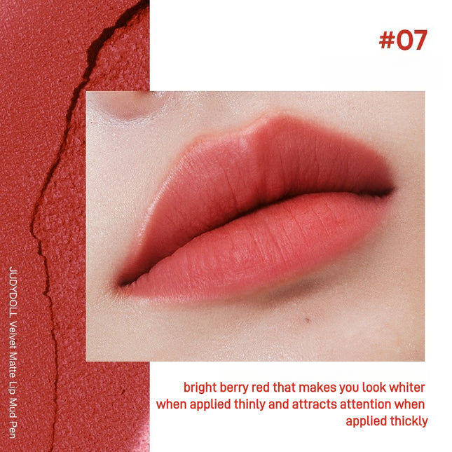 Judydoll -  Velvet Matte Lip Mud Pen 2.3g