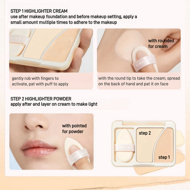 Judydoll -  Brighten Palette Duo 8g