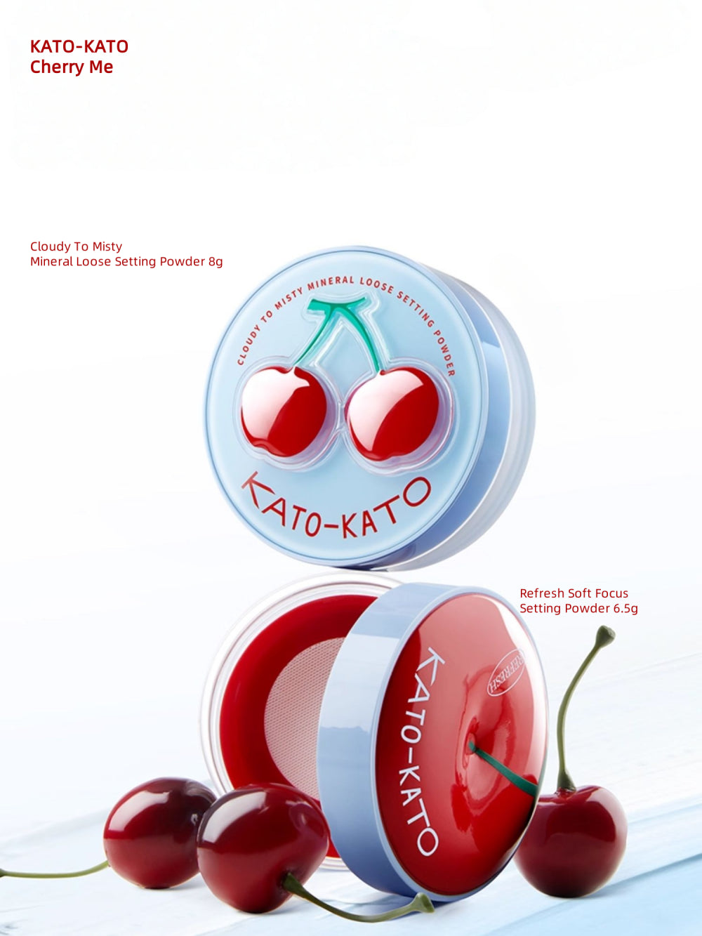 KATOKATO - Cherry Me Setting Powder 6.5g/8g