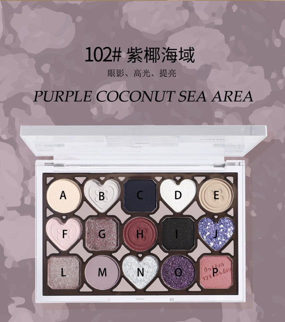 KAXIER Button Series Eye Palette 15 Colors K8739