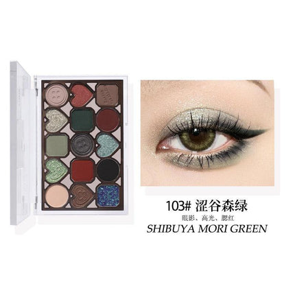 KAXIER Button Series Eye Palette 15 Colors K8739