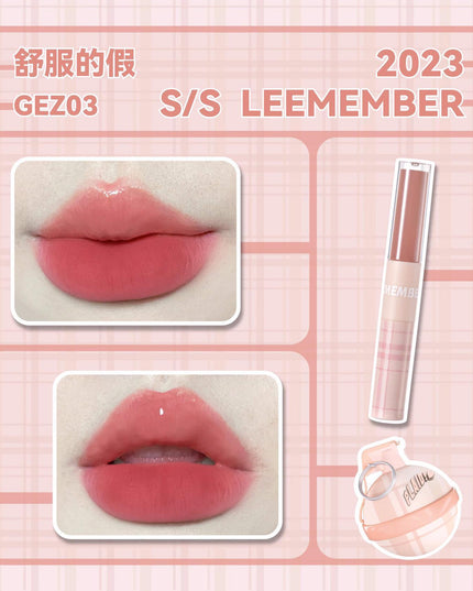 LEEMEMBER GEZ Double Lip Gloss LM022 - Chic Decent