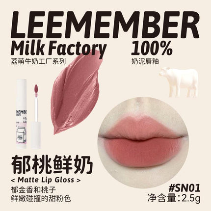 LEEMEMBER Milk Factory Matte Lip Gloss LM021 - Chic Decent