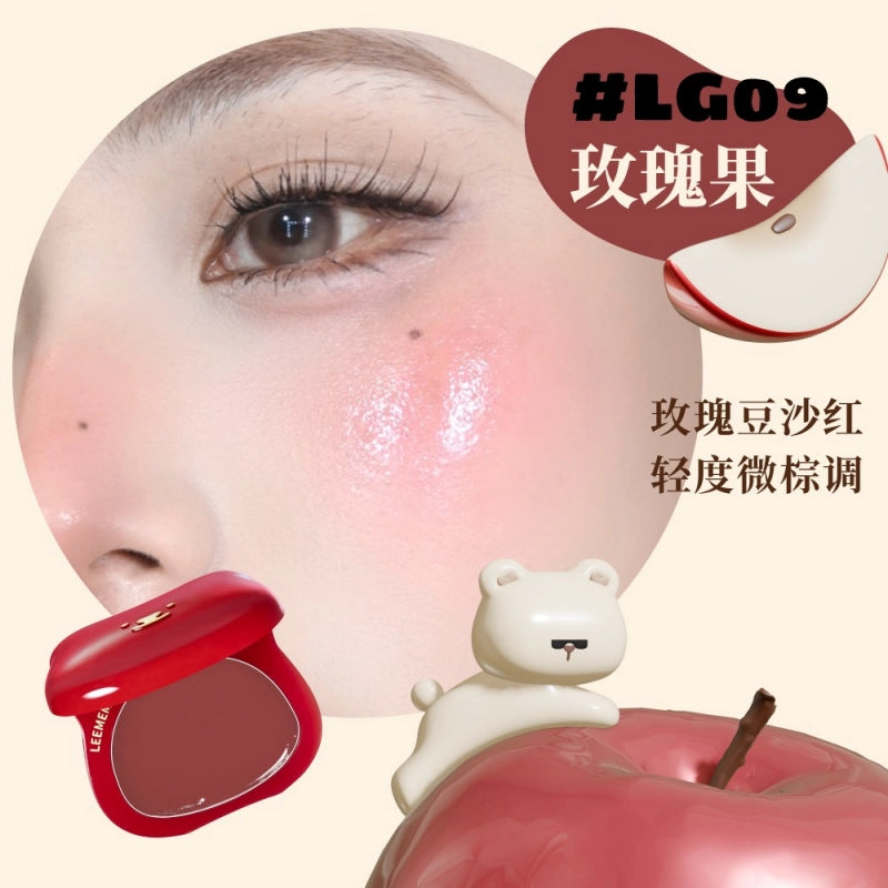 LEEMEMER Red Apple Glossy Blush LM025