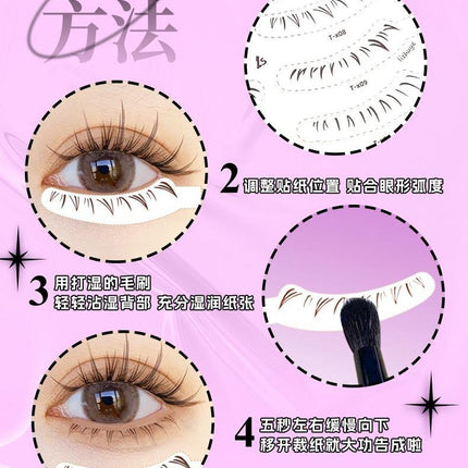 LISHU A Lower False Eyelashes Sticker Pack LS020