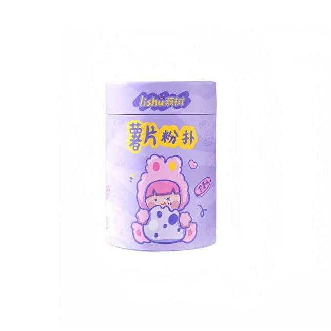 LISHU - Chips Bucket Makeup Puff Violet