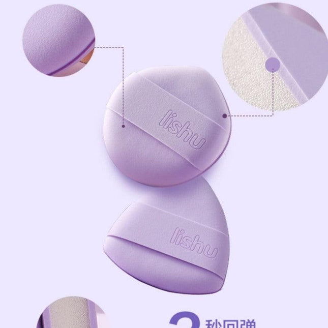 LISHU - Chips Bucket Rubycell Makeup Puff Violet