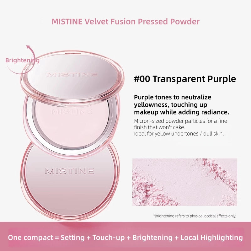 MISTINE - Velvet Fusion Pressed Powder 9g