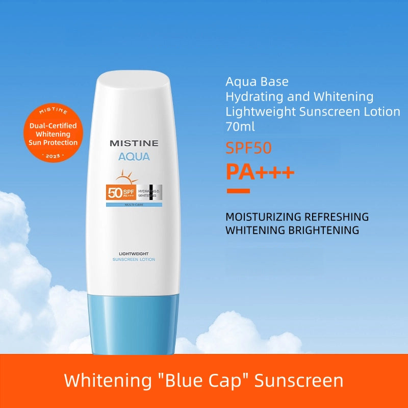 MISTINE - Aqua Base Hydrating and Whitening Lightweight Sunscreen Loti