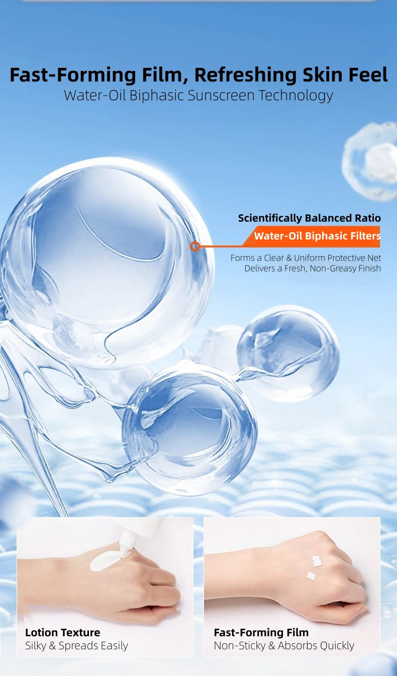MISTINE - Aqua Base Hydrating and Whitening Lightweight Sunscreen Lotion 70ml