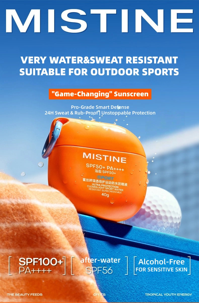 Mistene MISTINE - Ultra Protection Clear and Light Sport Water Resistant Sunsc