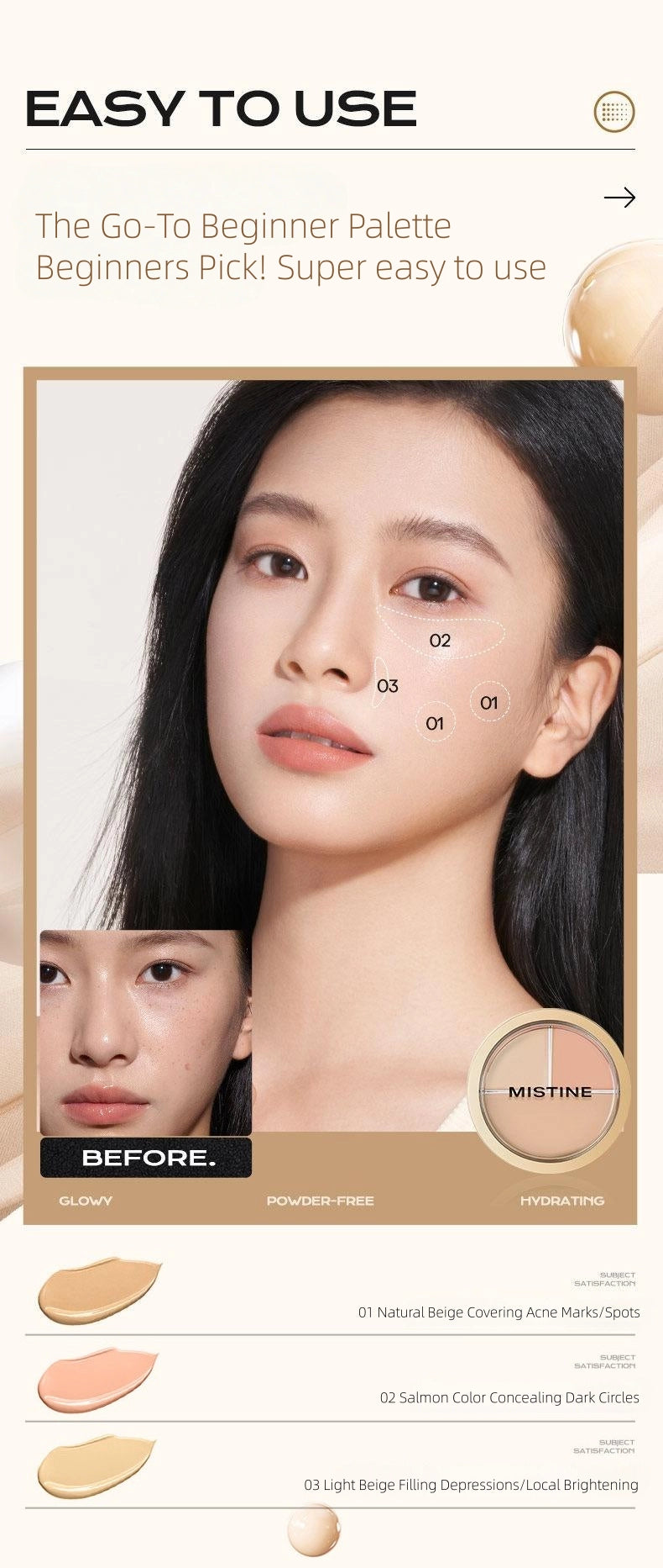 MISTINE - Silky Flawless Concealer 7g