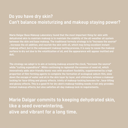 Marie Dalgar- Seed Skin Fitting Longwear Foundation 30ml
