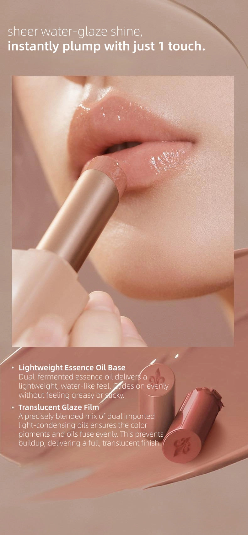 Marie Dalgar - Glaze Essence Repair Lipstick 2.8g