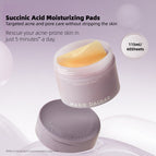 Succinic Acid Moisturizing Pads 115ml 60Sheets
