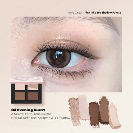 Marie Dalgar - Pink Inky Eye Shadow Palette 7g