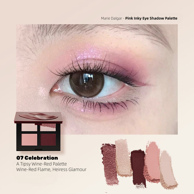 Marie Dalgar - Pink Inky Eye Shadow Palette 7g