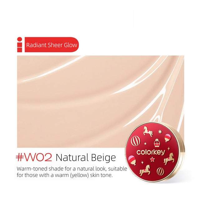 Colorkey - Merry Go Round Radiant Sheer Glow Cushion Cream 12g
