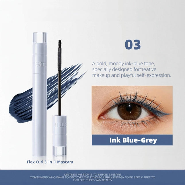 Mistine - Flex Curl 3-in-1 Mascara 4.5g