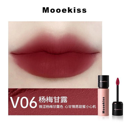 Mooekiss木柯诗唇泥云感哑光口红唇釉雾面丝绒裸色系不易沾杯唇霜MKS001