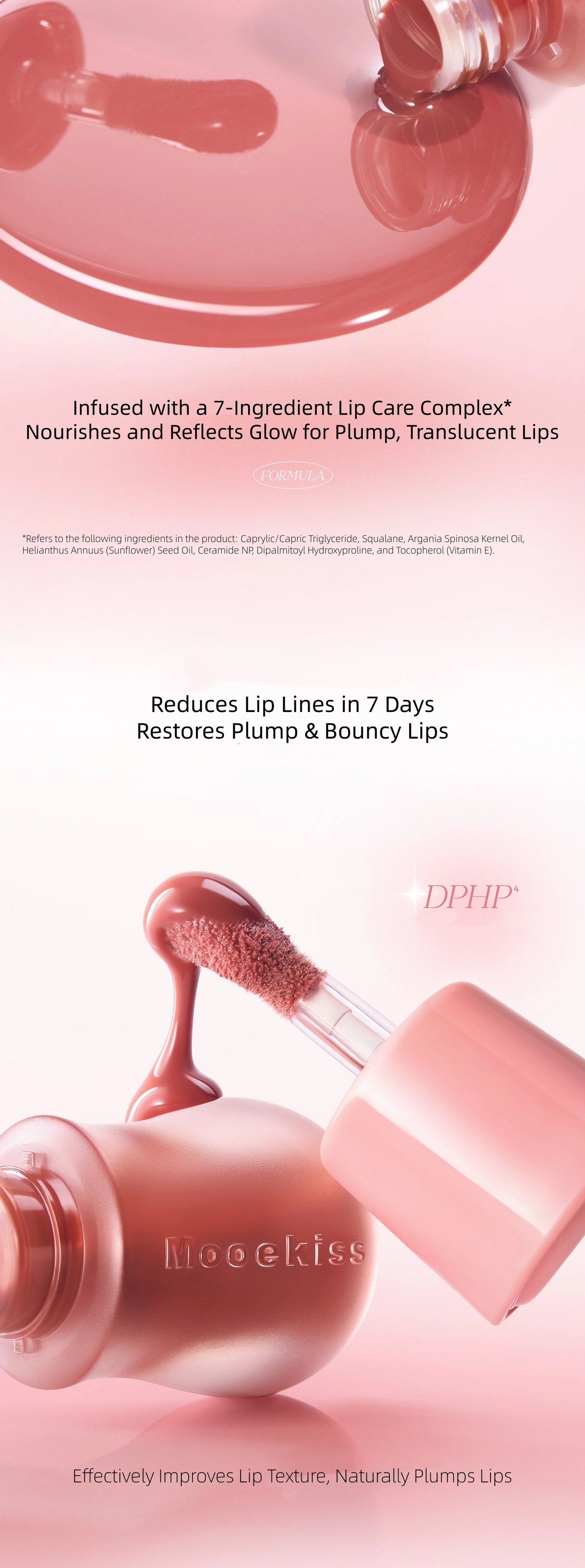 Mooekiss - Glow-Focused Water Bomb Plumping Lip Gloss 3g