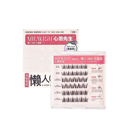 Mr.Wish - 3 Steps for Lazy Girls Glue Free False Eyelashes