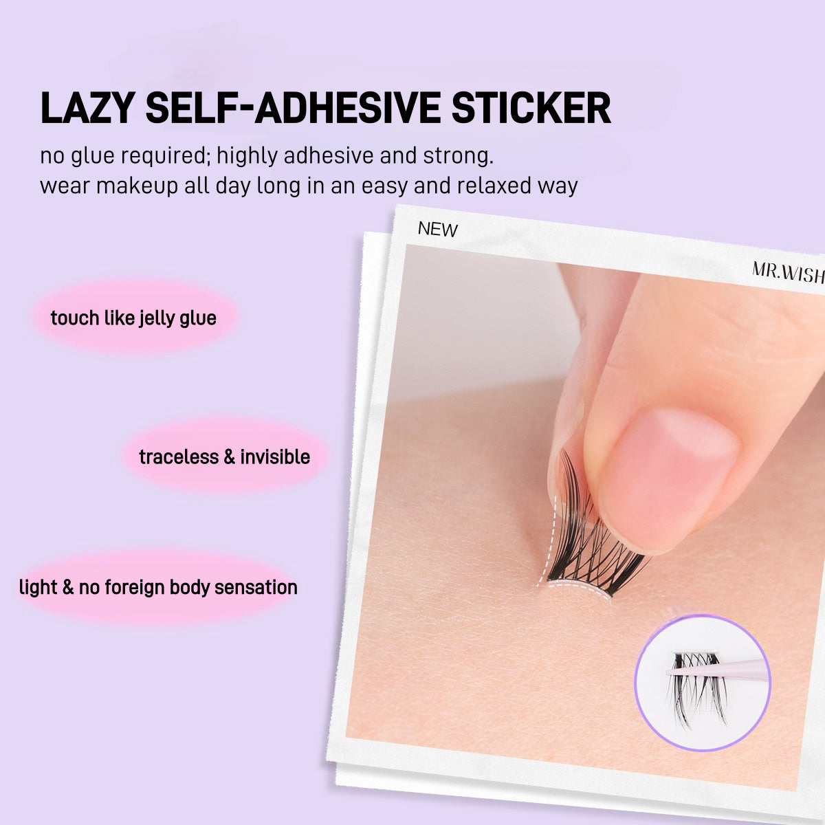 Mr. Wish Self Adhesive Sticker for False Eyelashes MW003