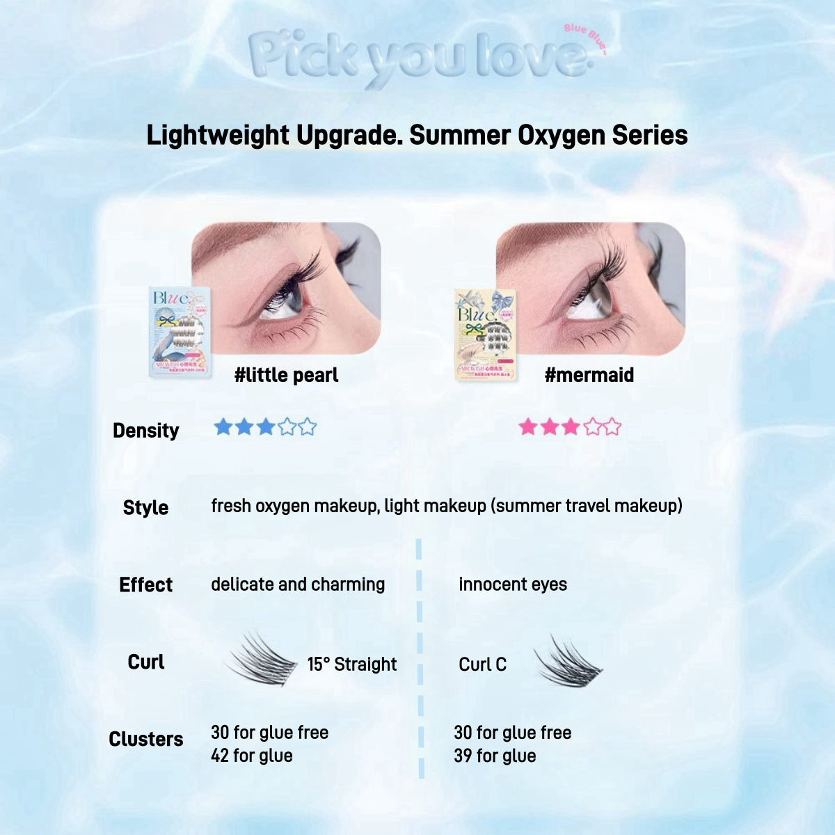 Mr. Wish Summertime Oxygen Series False Eyelashes MW006