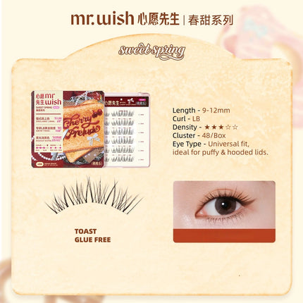 Mr.Wish - Sweet Spring Glue Free False Eyelashes 48 Clusters