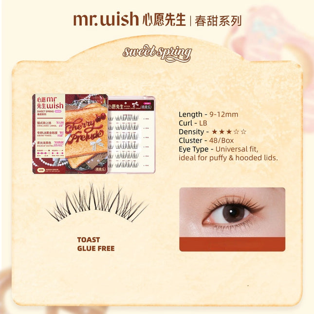 Mr.Wish - Sweet Spring Glue Free False Eyelashes 48 Clusters