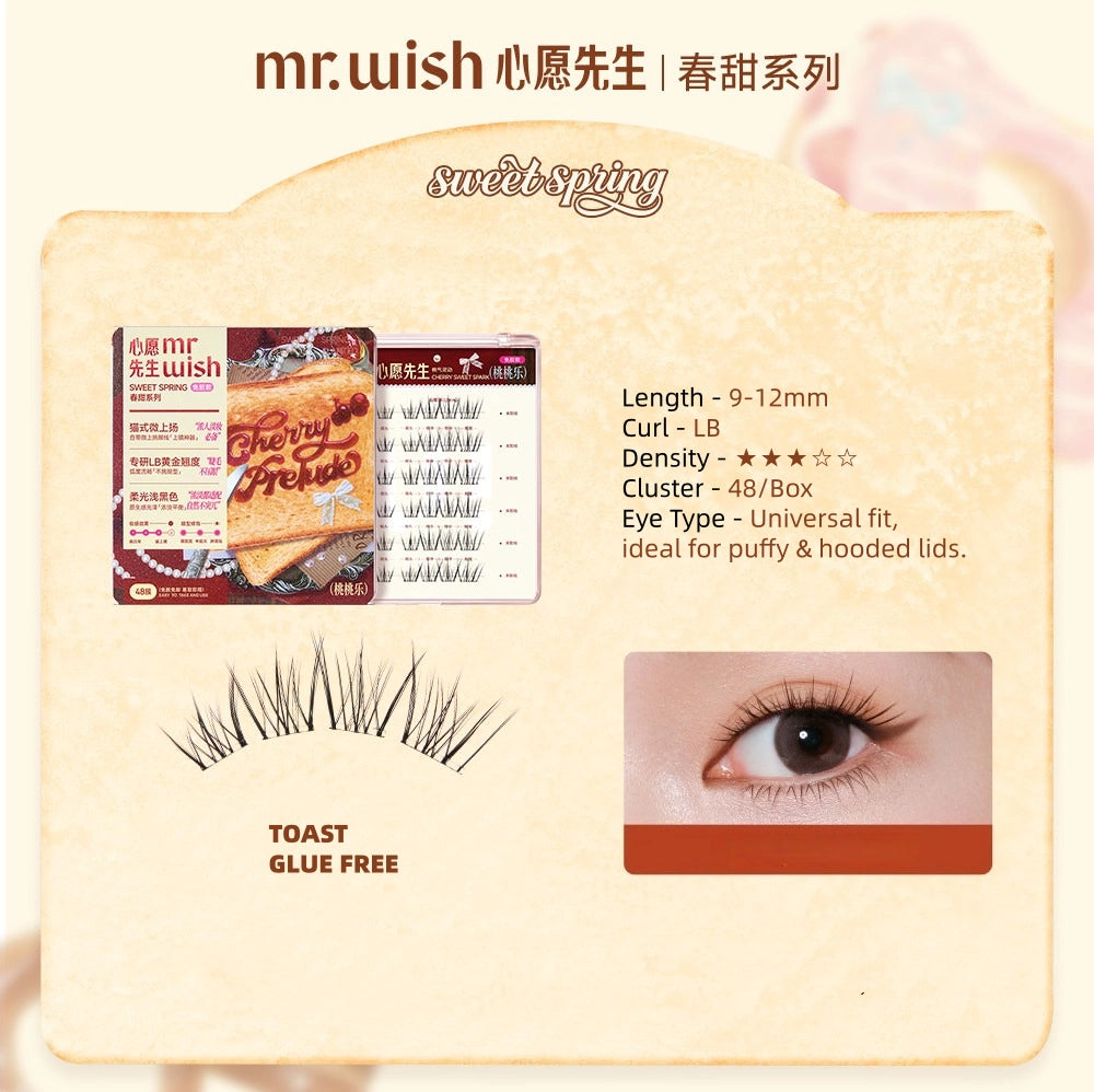 Mr.Wish - Sweet Spring Glue Free False Eyelashes 48 Clusters