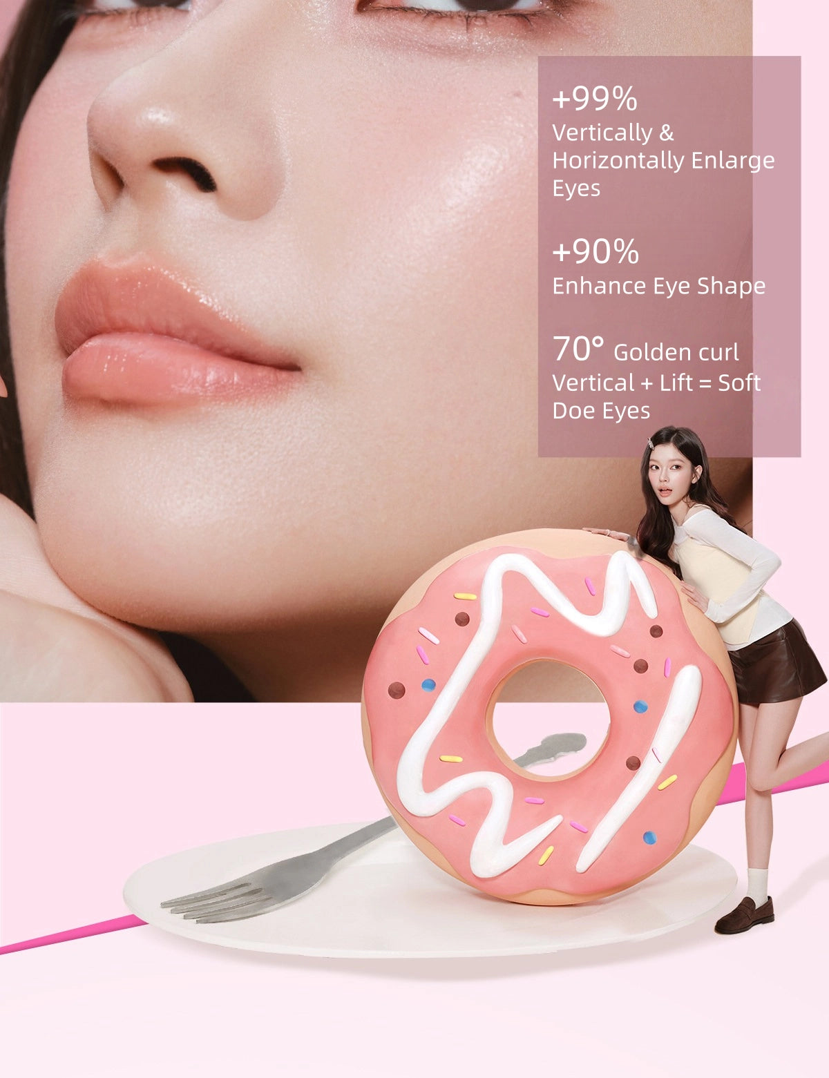 Mr.Wish - Sweet Spring Glue Free False Eyelashes 48 Clusters