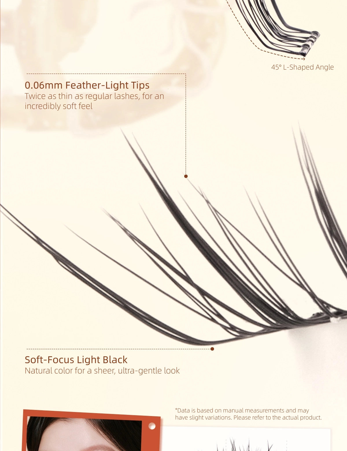 Mr.Wish - Sweet Spring Glue Free False Eyelashes 48 Clusters