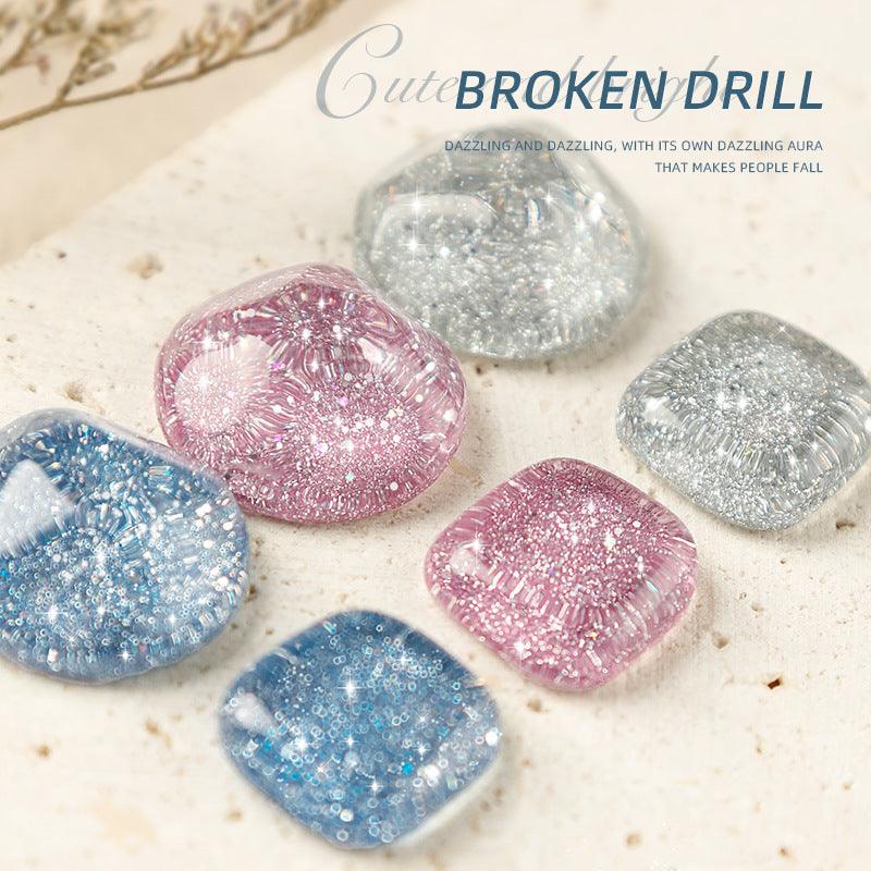 Nail Color Glue Broken Diamond YSN011 - Chic Decent