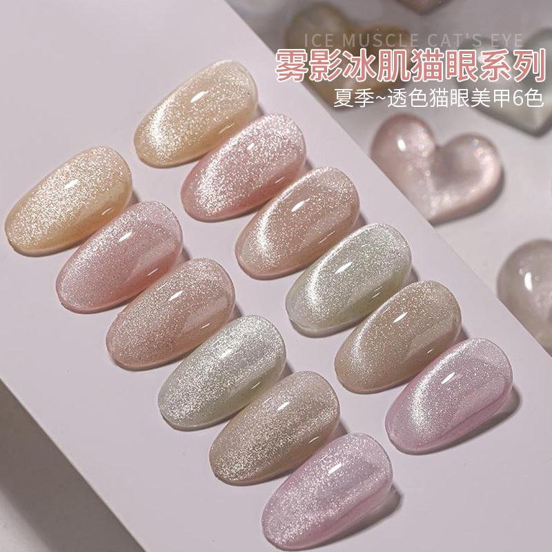 Nail Color Glue Cat Eye Ice Feel Effect YSN008 - Chic Decent