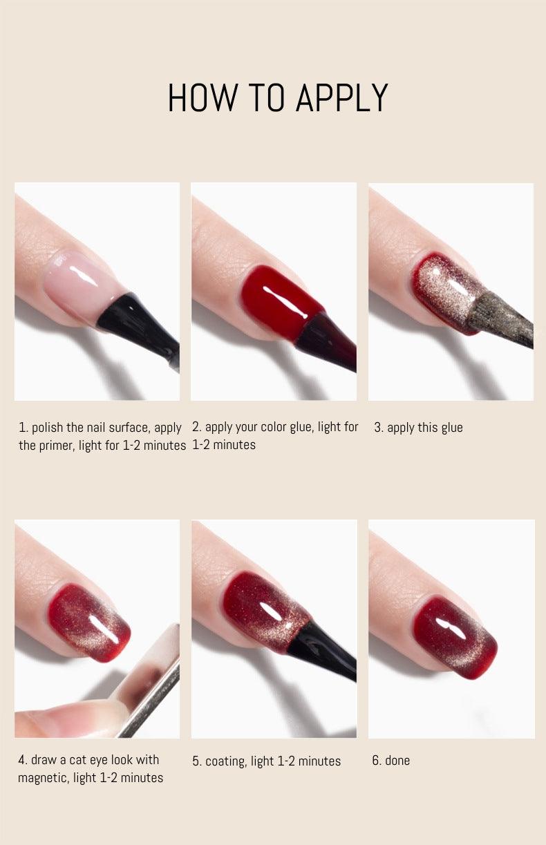 Nail Color Glue Cat Eye Transparent Effect YSN015 - Chic Decent