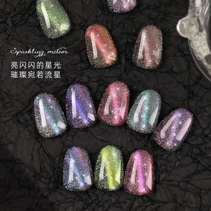 Nail Color Glue Galaxy Cat Eye YSN016 - Chic Decent